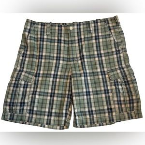 Men’s Ralph Lauren Plaid Cargo Shorts SZ 42